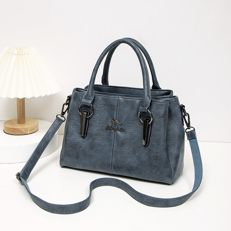 Sac à main bleu en simili cuir – Élégance et praticité au quotidien