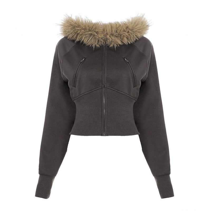 Veste à coutures streetwear pour femme