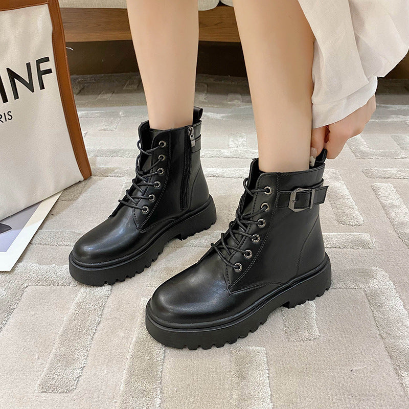 Bottes moto Martin pour femmes – design urbain avec zip