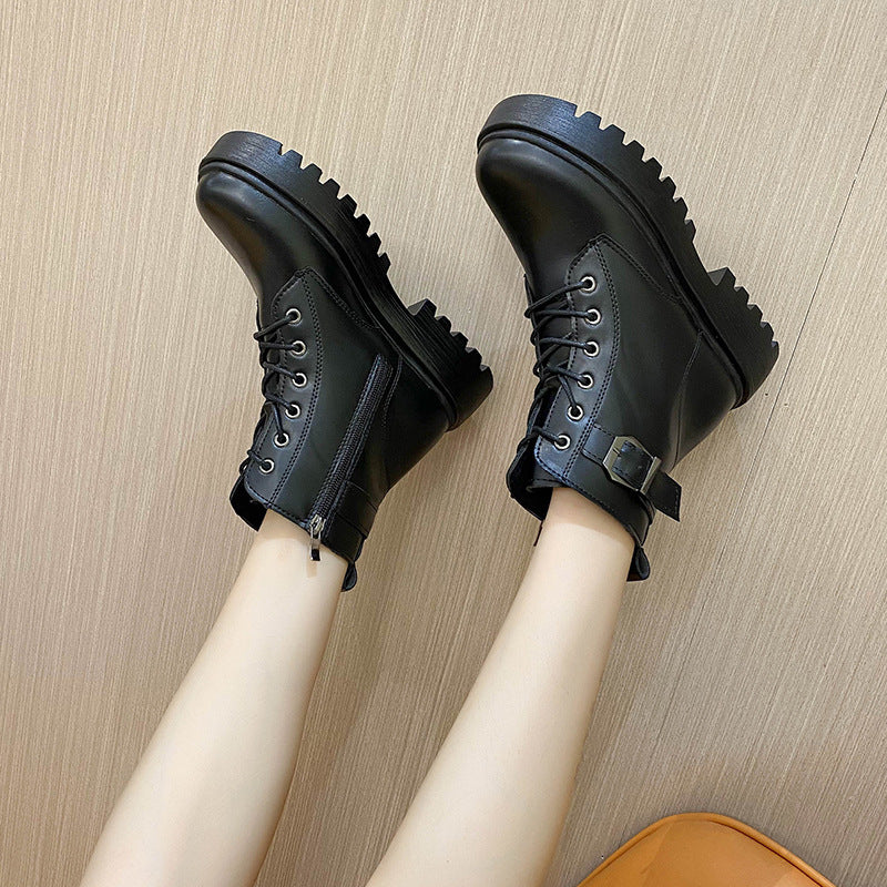Bottes moto Martin pour femmes – design urbain avec zip