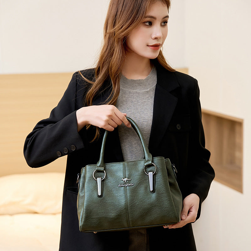 Sac à main bleu en simili cuir – Élégance et praticité au quotidien