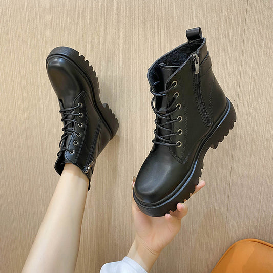 Bottes moto Martin pour femmes – design urbain avec zip