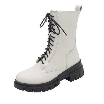 Bottines fashion pour femmes – talon carré moderne, automne et hiver