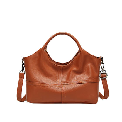 Sac à main en cuir bordeaux – Élégance & Polyvalence au Quotidien
