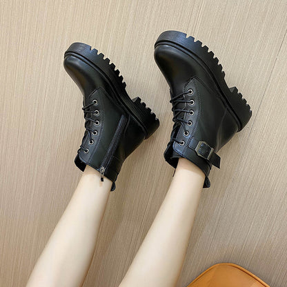 Bottes moto Martin pour femmes – design urbain avec zip